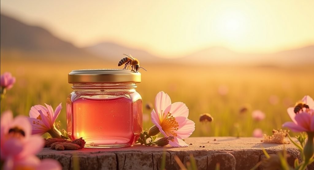 miel rose de russie goût